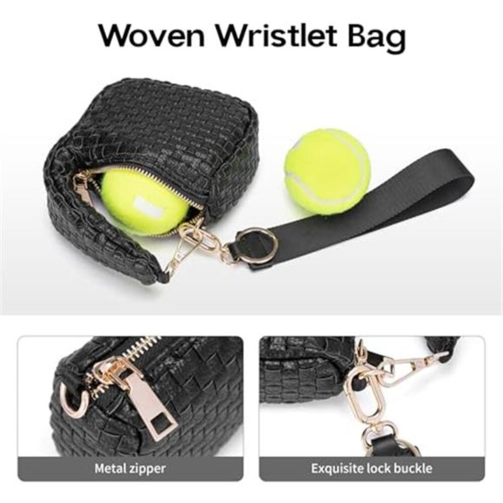 Women's Cute Mini Quilted Wristlet Gift Pouch Puffer Evening Bag - Picture 6 of 6